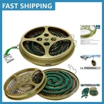 Fire Retardant Mosquito Coil Holder With Fiberglass Net 5-7 Hours Burn Time. Fixed Price $19.99.