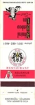 The English Hearth Restaurant Aquarius Lounge Memphis Vintage Matchbook Cover. Fixed Price $9.99.