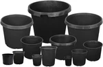 Gro Pro Premium Nursery Pots, Round, Injection Molded 1/2/3/5 Gallon. Fixed Price $12.99.