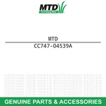 Mtd 747-04539A Control Handle Troy-bilt Sequoia 570 550 510 27T TB27LS TB33LS. Fixed Price $48.95.