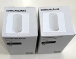 Lot Of 2 Ikea Sommarlanke Led Battery Operated Cylinder Light Outdoor/indoor 6". Fixed Price $15.97.