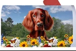 Irish Setter Summer Flowers Mail Box Cover. Fixed Price $28.95.