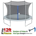 12' (frame Size) Trampoline Fits 6 Pole Enclosures Skywalker (net Only. Fixed Price $35.99.