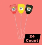 Willert R37.24 Enoz Assorted Colors Plastic Mesh Head Fly Swatter (pack Of 24). Fixed Price $23.99.