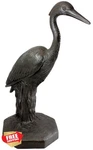 Emsco Group Bronze Heron Garden Statue 31" Lightweight. Fixed Price $189.33.