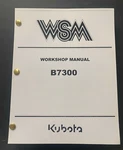 Mower Tractor Technical Workshop Repair Manual Kubota B7300. Fixed Price $28.97.