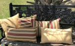 Outdoor Sunbrella Pillows With Zipper, Weston Ginger. Fixed Price $32.99.