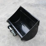500MM Plain Mud Bucket W/pins For 0.8 1.5 Ton Mini Excavator Digging Attachment. Fixed Price $139.00.