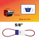 Genuine Rotary 5/8" 5L Aramid Cord Reinforced V-belts Choose Your Length. Fixed Price $30.07.