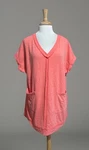 Umgee Coral Pink Size Small Cover Up Tunic Dress Pockets Beach Lounge. Fixed Price $5.00.