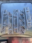 Lot Of 25 Alpine Hardware Stainless Steel Bar Cabinet Handle Drawer Pull 6 1/8 G. Fixed Price $30.00.