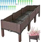 Outdoor Raised Garden Bed Planter Box With Self-watering System Easy Assembly. Fixed Price $43.89.