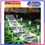 Elegant 10 Pack Solar Outdoor Lights - Waterproof Stainless Steel Stake Lighting. Fixed Price $27.92.