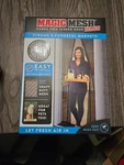 Magic Mesh Deluxe Hands Free Magnetic Screen Door 39"X83" - Black (MM011124). Fixed Price $6.00.