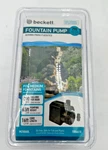 Beckett 290 Gph & Pond Submersible Pump For Medium Fountains. Fixed Price $38.00.