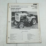 Bolens Model G-10 (1055) Tractor W/ HH100 Tecumseh Engine Operators Manual. Fixed Price $19.99.