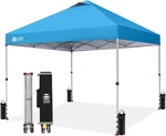 10X10 Pop Canopy - Beach Tent With One Push Setup Outdoor Sun Shade For .... Fixed Price $189.98.
