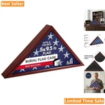 Timeless Mahogany Case For 5X9.5' Burial Flags - Wall & Tabletop Display. Fixed Price $77.99.