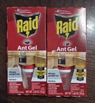 2 Pack- Raid Ant Gel Odorless Bug Control 1.06 Oz.. Fixed Price $38.00.