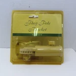 Vintage Toland Nylon Adjustable 1" Diameter Flag Pole Bracket 98779 White Nip. Fixed Price $9.59.